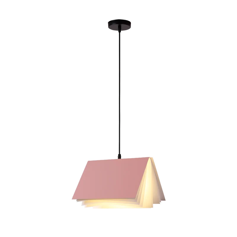 1 licht creatieve boeken hanglamp art deco metalen hanglamp voor binnen Clearhalo