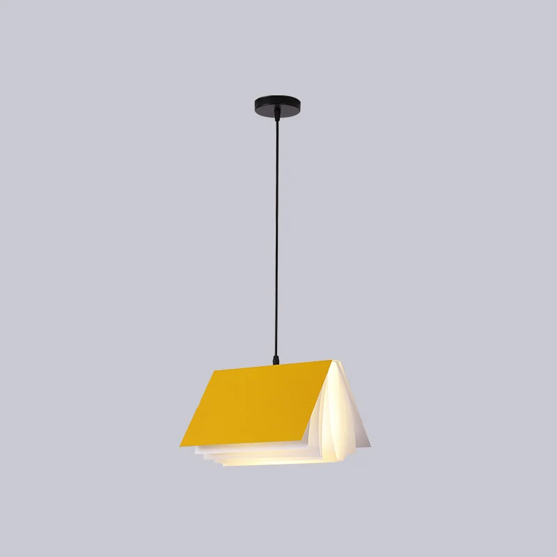 1 licht creatieve boeken hanglamp art deco metalen hanglamp voor binnen Clearhalo