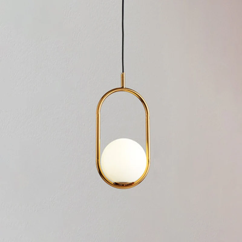 1 lichte hangende verlichtingsarmaturen uit het midden van de eeuw moderne hangende hanglampen van wit glas voor de slaapk...