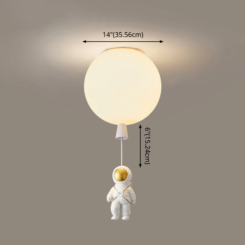 1 Lichte Maan Hanglamp Cartoon Acryl Downverlichting Hanger voor Kinderen Slaapkamer Clearhalo