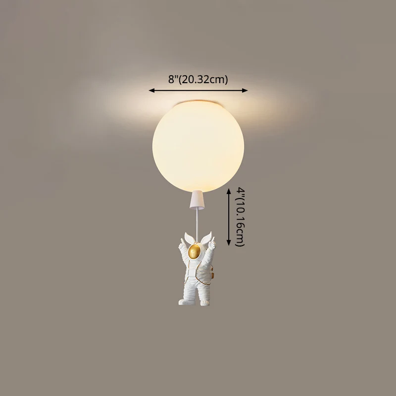 1 Lichte Maan Hanglamp Cartoon Acryl Downverlichting Hanger voor Kinderen Slaapkamer Clearhalo