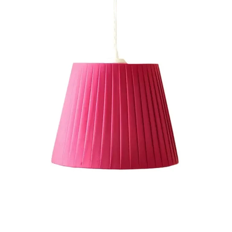 1 lichte opvouwbare emmer hanglamp stoffen hanglamp Scandinavische stijl voor hotelslaapkamer Clearhalo