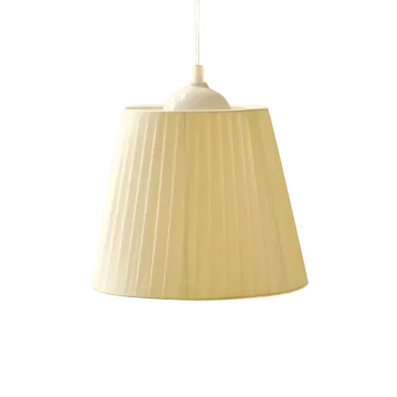 1 lichte opvouwbare emmer hanglamp stoffen hanglamp Scandinavische stijl voor hotelslaapkamer Clearhalo