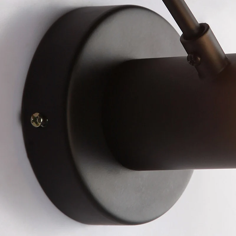 1 lichtmetalen wandlamp Klassieke zwarte zichtbare lamp voor binnen, schanslamp met elandenontwerp Clearhalo