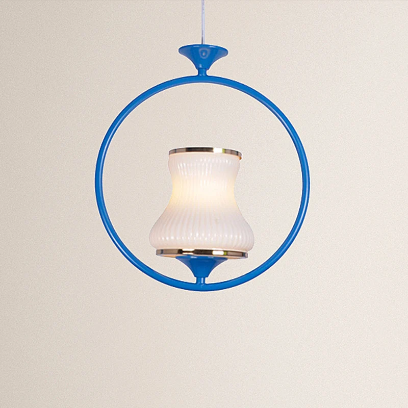 1 Light Cup Shade Plafondhanglamp Klassiek Zwart/Wit/Roze Metalen Hanglamp voor Gang Clearhalo