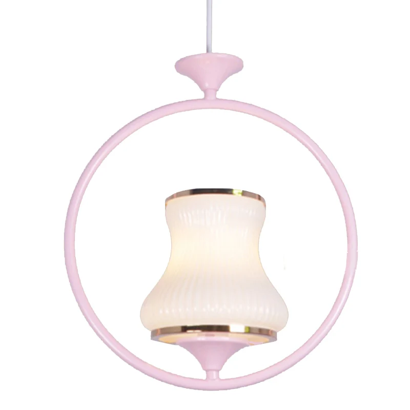 1 Light Cup Shade Plafondhanglamp Klassiek Zwart/Wit/Roze Metalen Hanglamp voor Gang Clearhalo