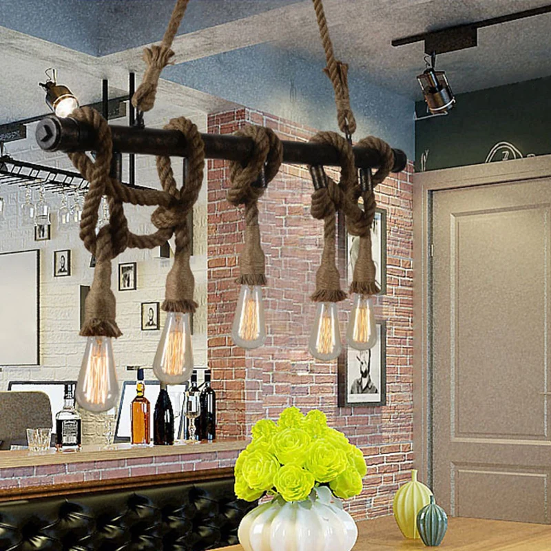 Lineair restauranteilandverlichtingsarmatuur Industrieel metaal Beige kroonluchterverlichtingsarmatuur Clearhalo