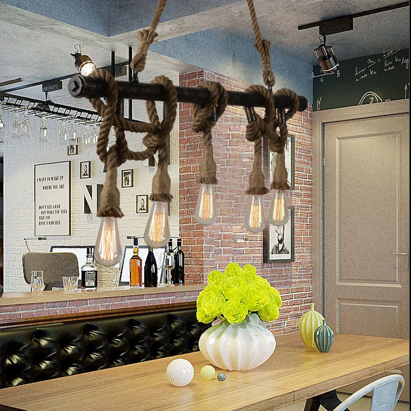 Lineair restauranteilandverlichtingsarmatuur Industrieel metaal Beige kroonluchterverlichtingsarmatuur Clearhalo
