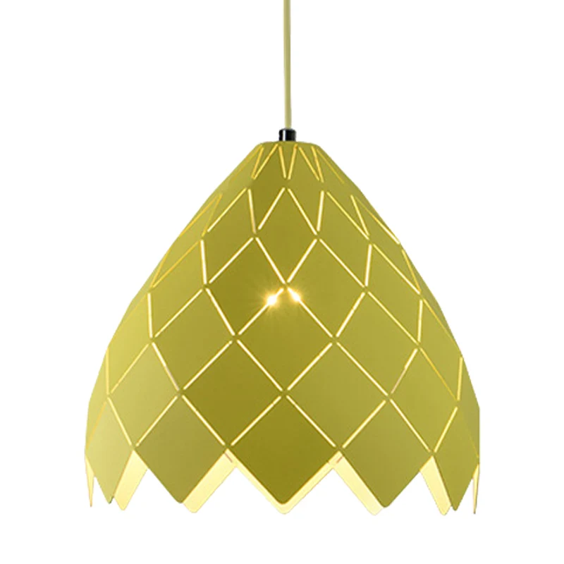 Macaron Pipe Cone hanglamp 1 kops metalen hanglamp voor restaurant keukeneiland Clearhalo