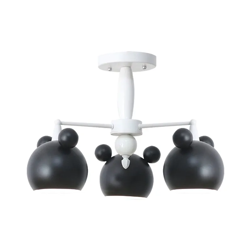Macaron Stijlvolle hanglamp Bear Shade Metalen hanglamp voor woonkamer Clearhalo