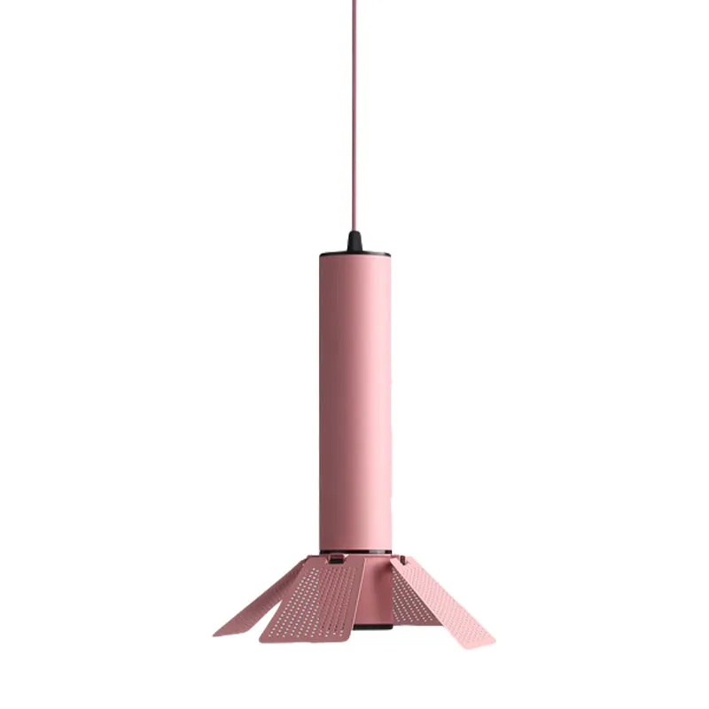 Macaron-stijl mini-hanglamp, buiskap, 1 lichtmetalen hanglamp voor stoffenwinkel Clearhalo