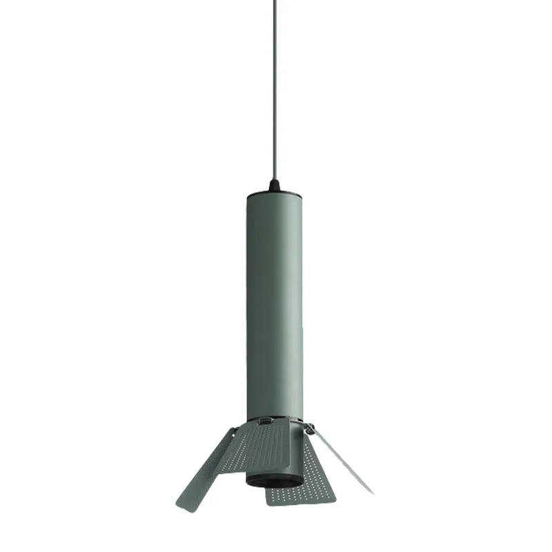 Macaron-stijl mini-hanglamp, buiskap, 1 lichtmetalen hanglamp voor stoffenwinkel Clearhalo