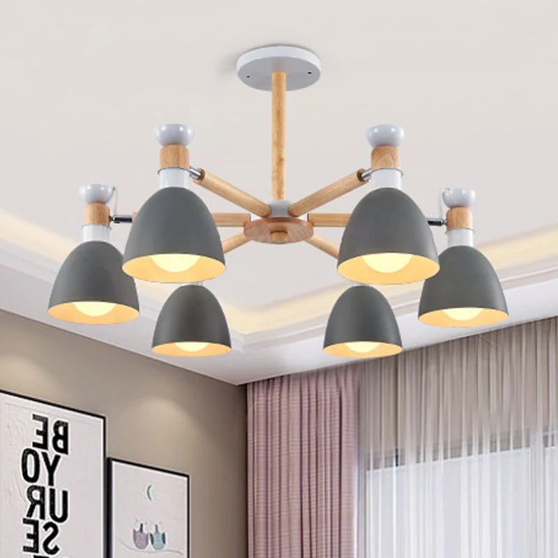 Macaroon Dome hanglamp 6 lampen hanglamp voor woonkamer Clearhalo