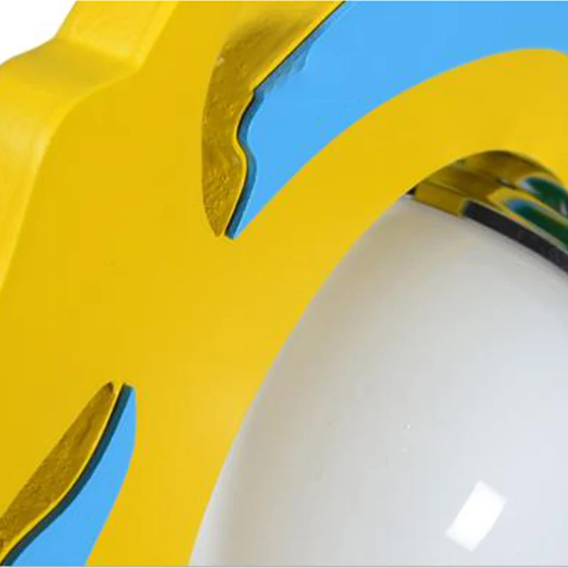 Meerkleurige vishanglamp, 3 lampen, metalen plafondhanger voor kinderen, voor stoffenwinkel Clearhalo