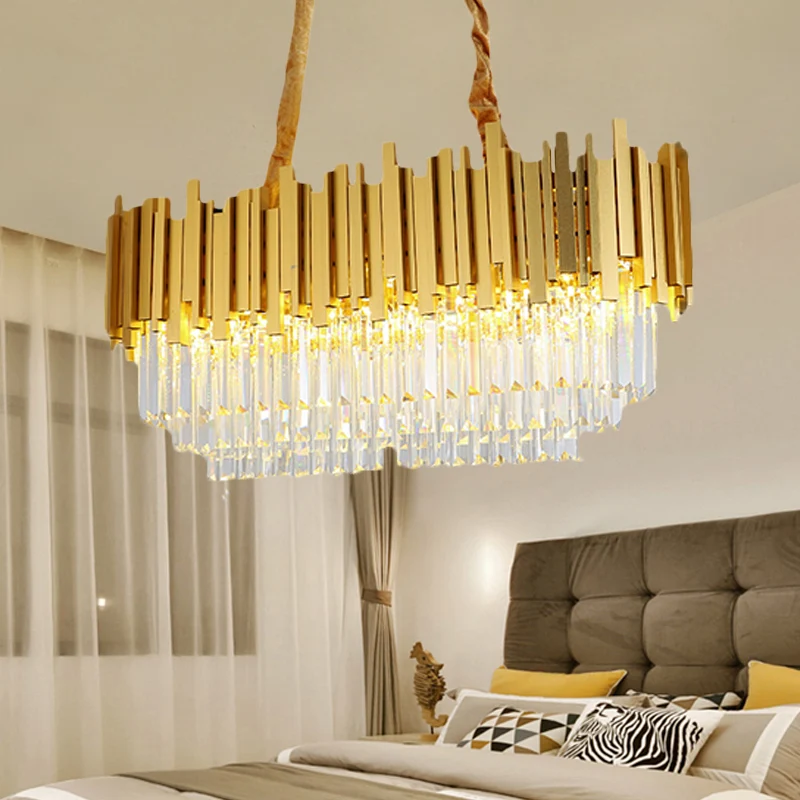 Messing gelaagde eilandhanger 31,5"/39" brede traditionele kristallen eetkamer plafondlamp Clearhalo