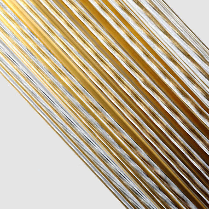 Messing lineaire wandlamp Modern stijlvol 2-lichts helder kristallen wandlamp met cilindervorm Clearhalo