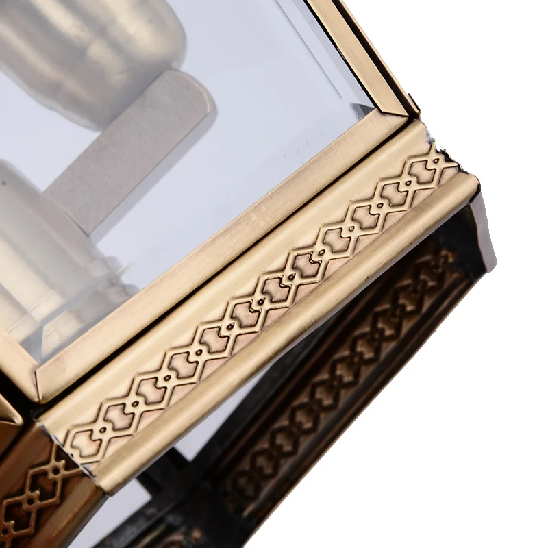Messing taps toelopende kroonluchterlamp Scandinavisch helder glas 3 lampen Hangende plafondlamp voor woonkamer Clearhalo