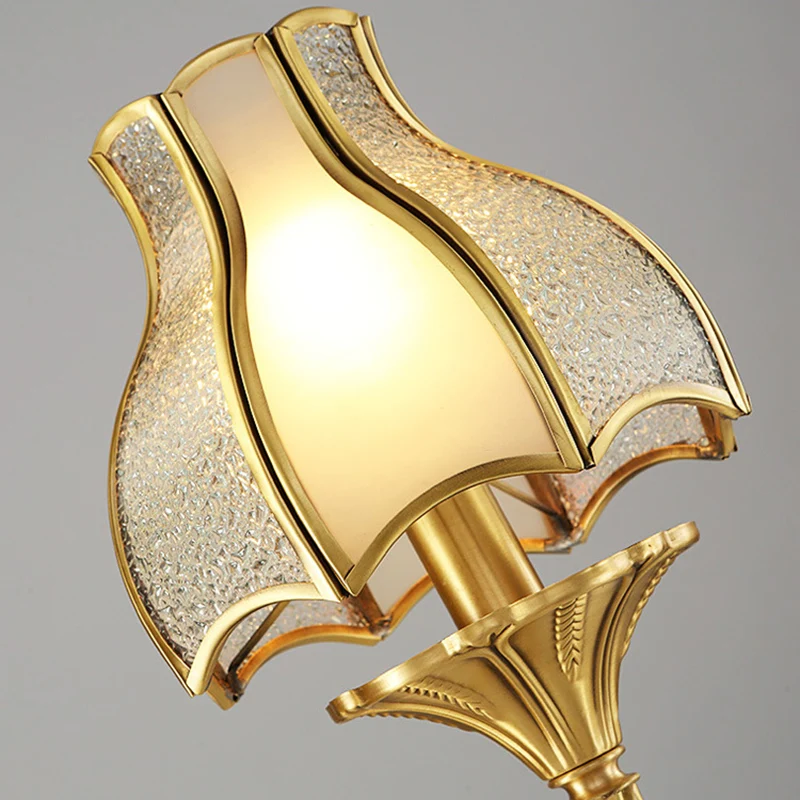 Metaal Messing Wandkandelaar Verlichting Gebogen 1/2-licht Traditionele wandlamp voor slaapkamer Clearhalo