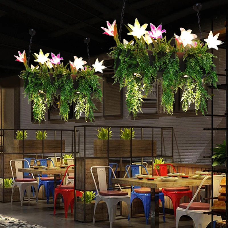 Metalen Black Island hanglamp Lily 2 lampen industriële LED-hanglampenset voor restaurant Clearhalo