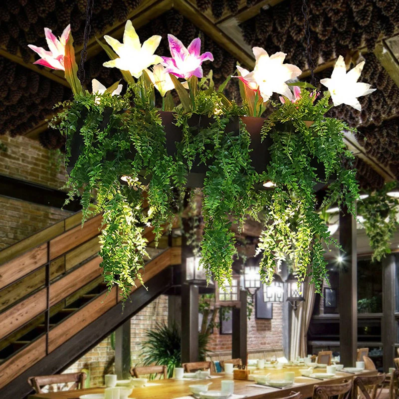 Metalen Black Island hanglamp Lily 2 lampen industriële LED-hanglampenset voor restaurant Clearhalo