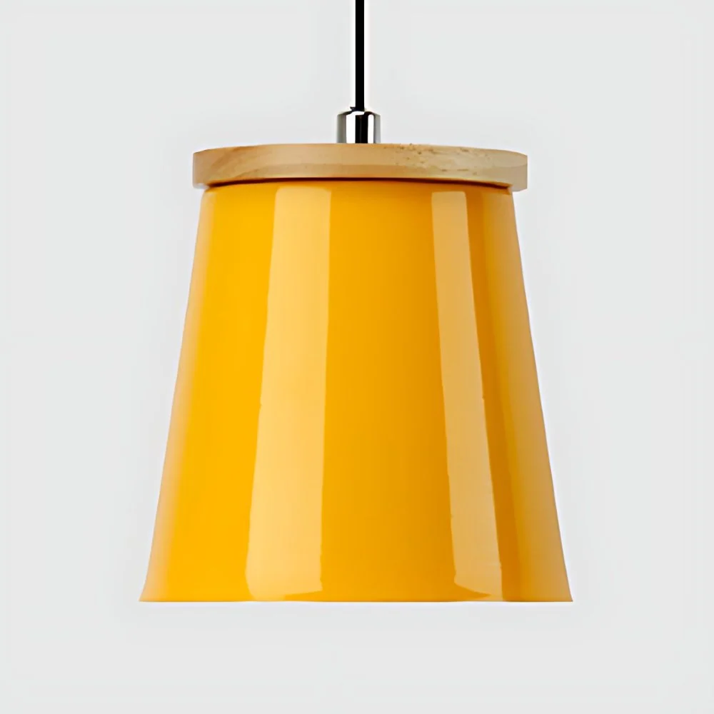 Metalen emmervormige hanglamp Keuken Eetkamer Eén lichte moderne hanglamp Clearhalo