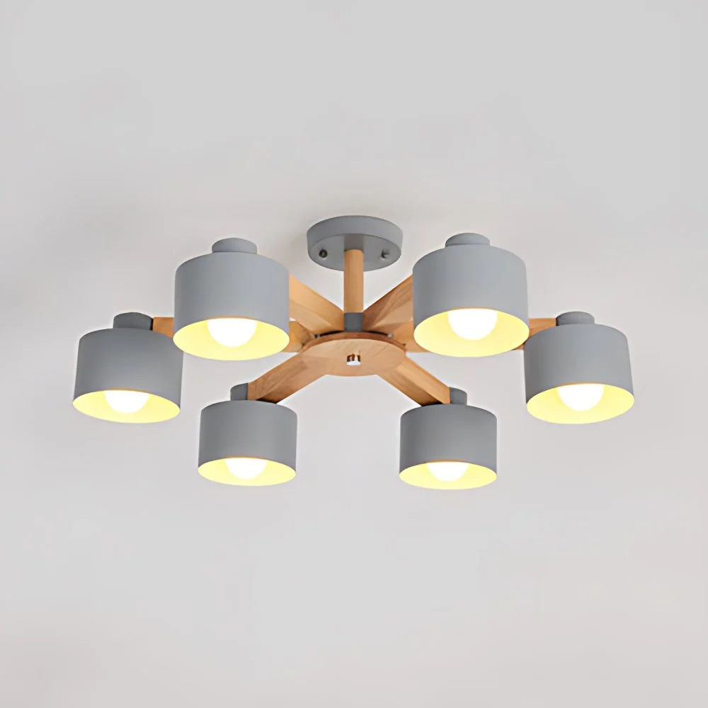 Metalen lampenkap Bell Shade Kroonluchter Plafondlamp Moderne ijzeren hanglamp Clearhalo