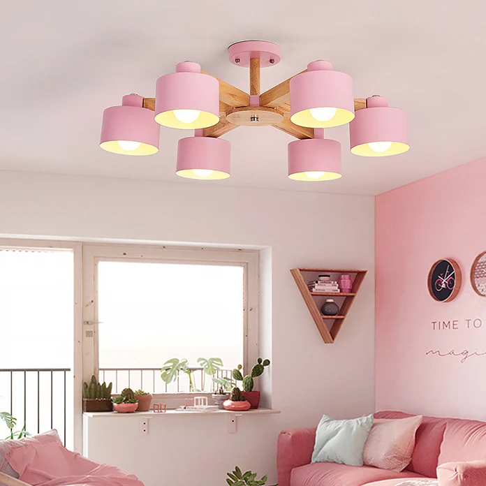 Metalen lampenkap Bell Shade Kroonluchter Plafondlamp Moderne ijzeren hanglamp Clearhalo