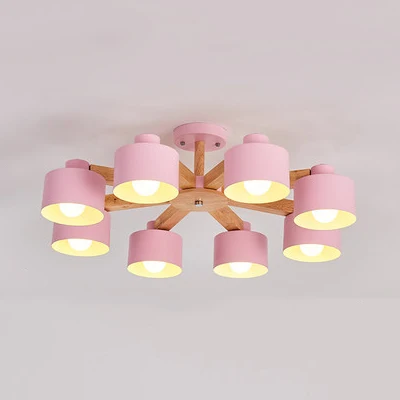 Metalen lampenkap Bell Shade Kroonluchter Plafondlamp Moderne ijzeren hanglamp Clearhalo