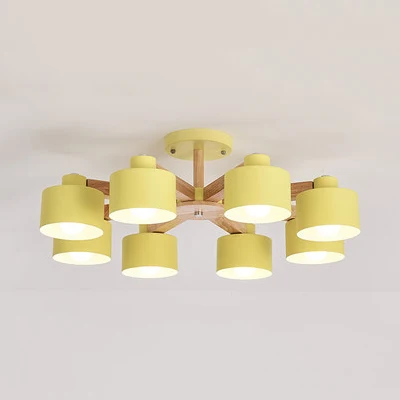 Metalen lampenkap Bell Shade Kroonluchter Plafondlamp Moderne ijzeren hanglamp Clearhalo