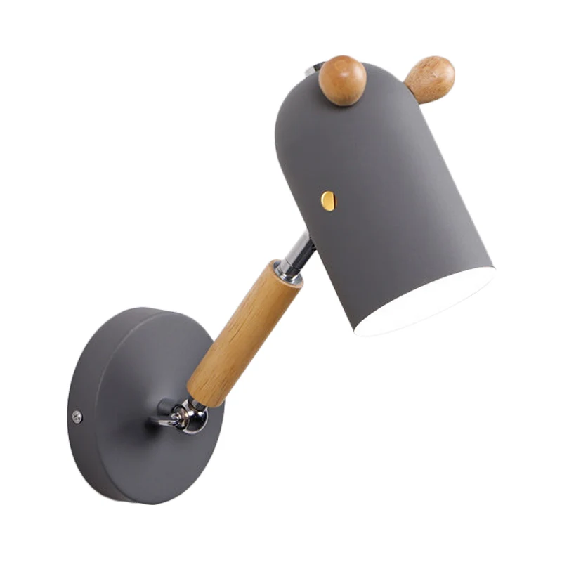 Metalen Trojaanse vorm wandkandelaar 1 licht Scandinavische stijlvolle wandlamp voor eetkamer Clearhalo