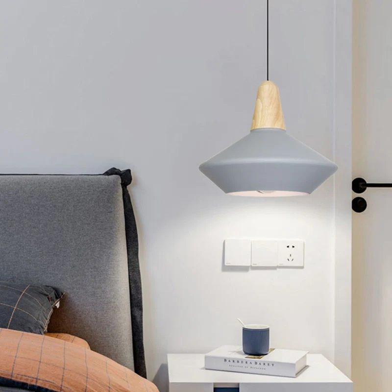 Metalen urn hanglamp modernistisch 1-lamps plafondophanglamp blauw/grijs voor eetkamer Clearhalo