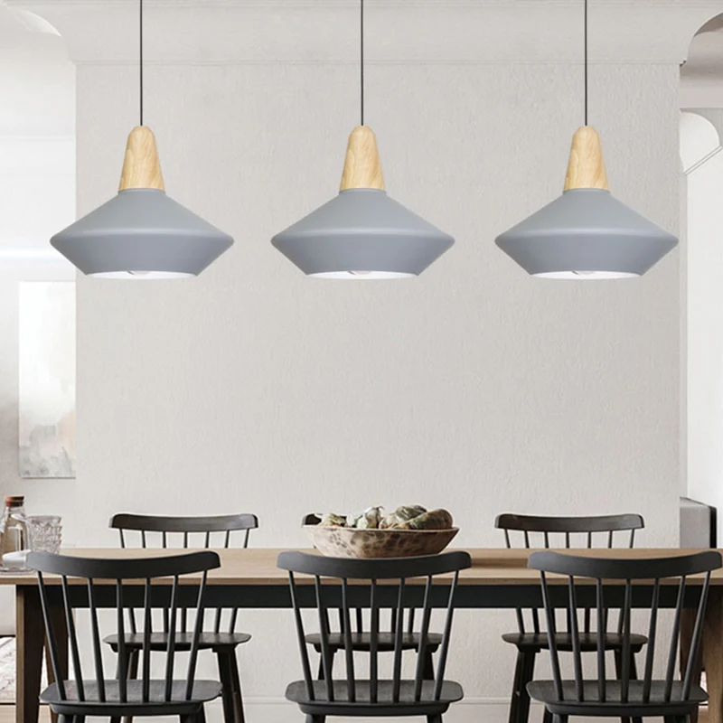 Metalen urn hanglamp modernistisch 1-lamps plafondophanglamp blauw/grijs voor eetkamer Clearhalo