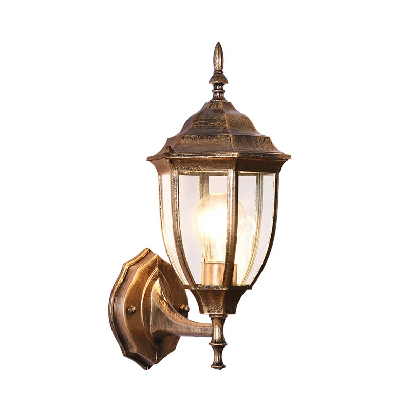 Minimalisme Bell Shade Wandverlichting 1 kop Helderglazen wandkandelaarlamp voor binnenplaats Clearhalo