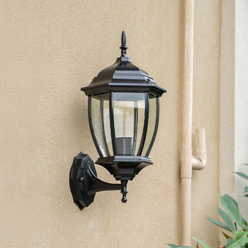 Minimalisme Bell Shade Wandverlichting 1 kop Helderglazen wandkandelaarlamp voor binnenplaats Clearhalo