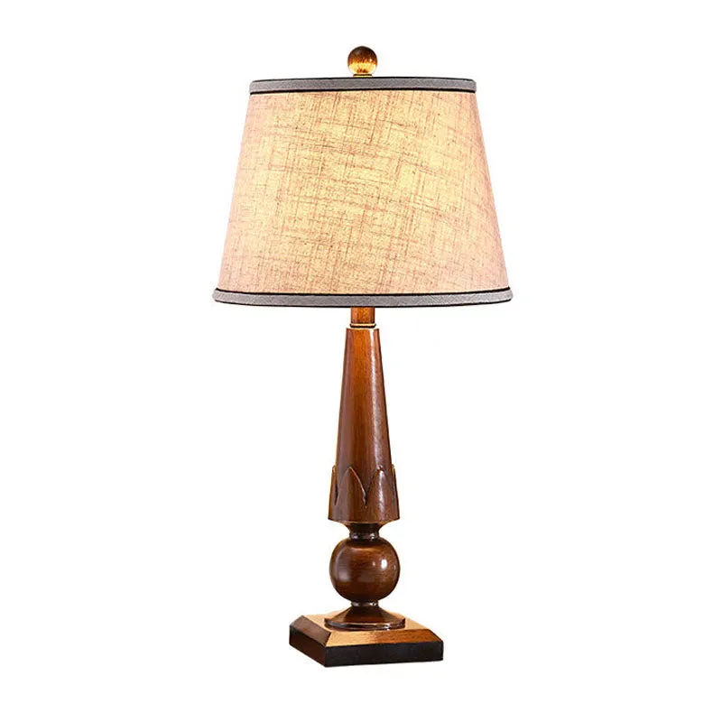 Minimalistische taps toelopende drumnachtlamp Clearhalo