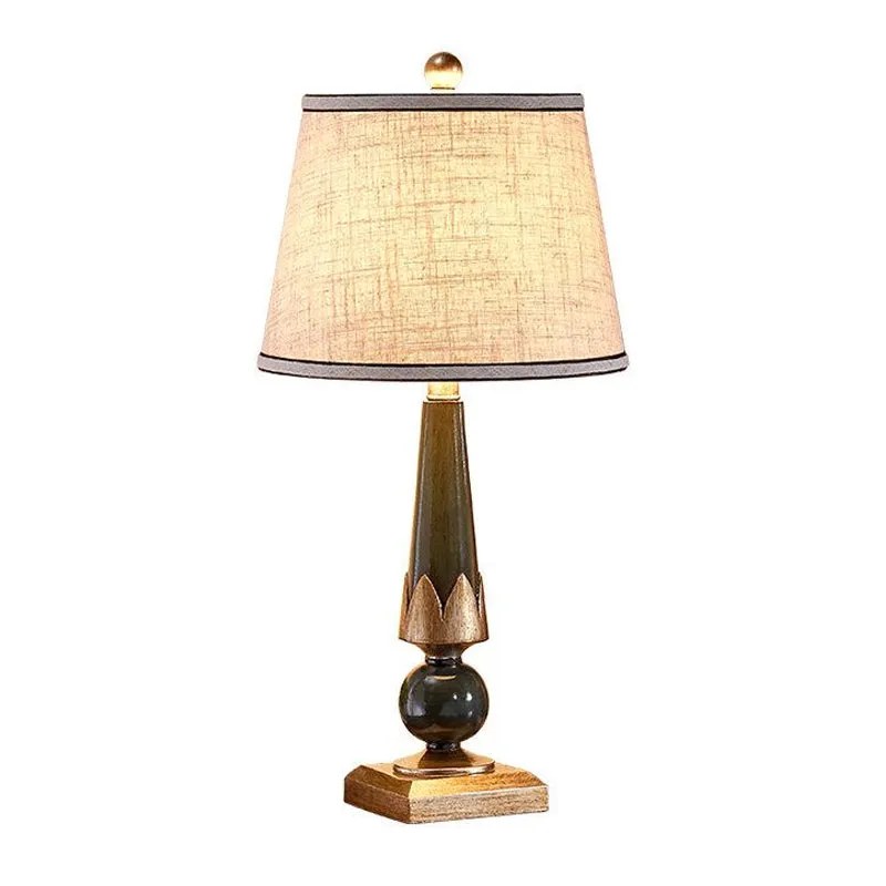 Minimalistische taps toelopende drumnachtlamp Clearhalo