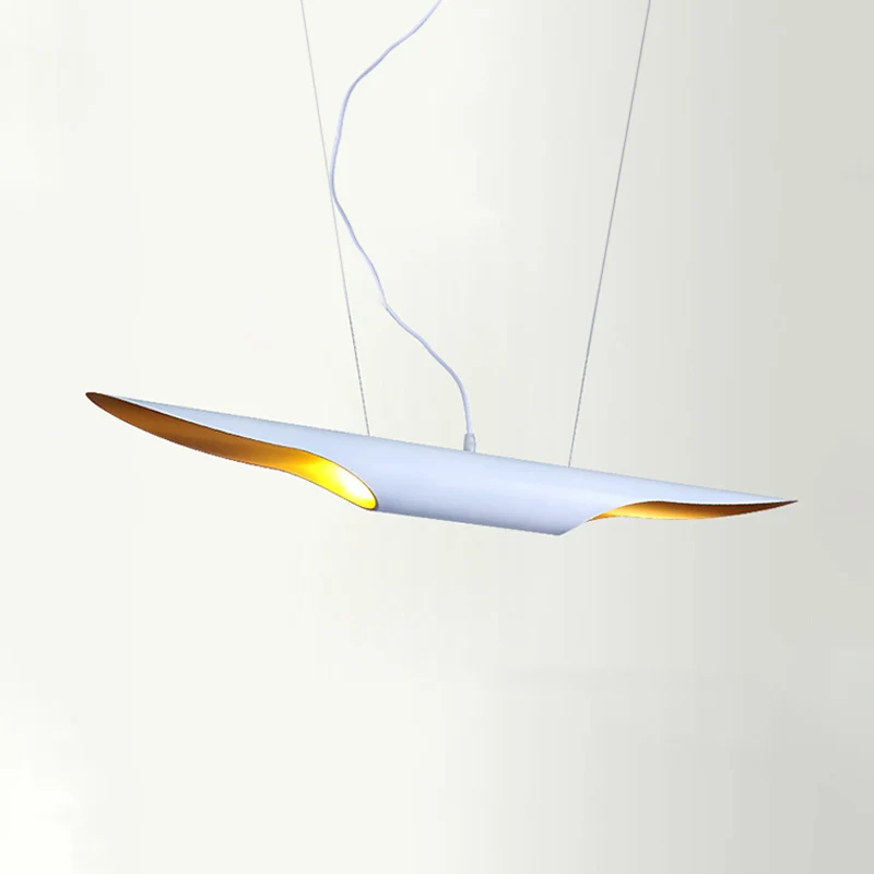Moderne 2-koppige eilandlamp, bias-cut buishangende verlichtingsarmatuur met metalen kap Clearhalo