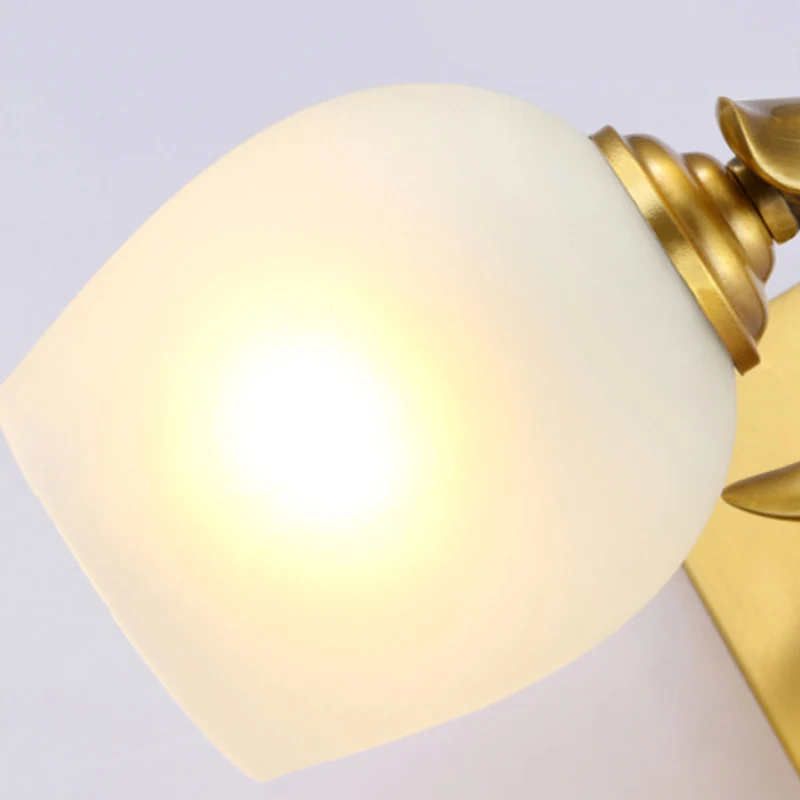 Moderne Dome Vanity Wandkandelaar 2/3 Lichts Metalen Wandlamp Armatuur Messing voor Badkamer Clearhalo
