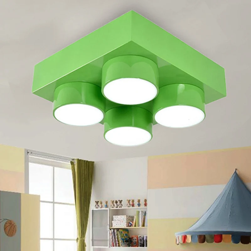 Moderne, eenvoudige inbouwlamp, rechthoekig, meerkoppig metalen plafondlamp voor keuken Clearhalo