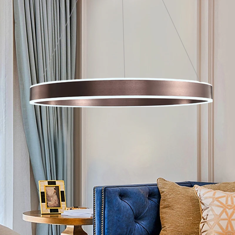 Moderne gedraaide hangende kroonluchter acryl 1/2/3 lampen woonkamer hangende plafondlamp bruin, natuurlijk licht Clearhalo