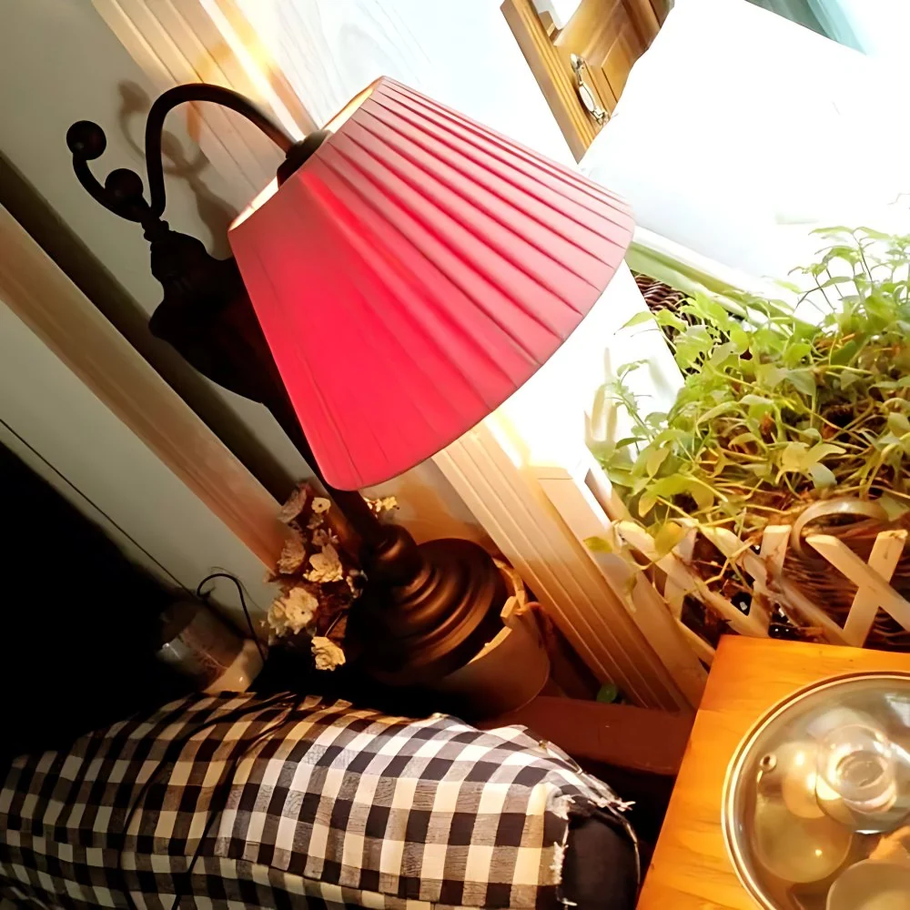 Moderne opvouwbare emmer studieverlichting metalen bureaulamp met één kop voor jongens meisjes slaapkamer Clearhalo