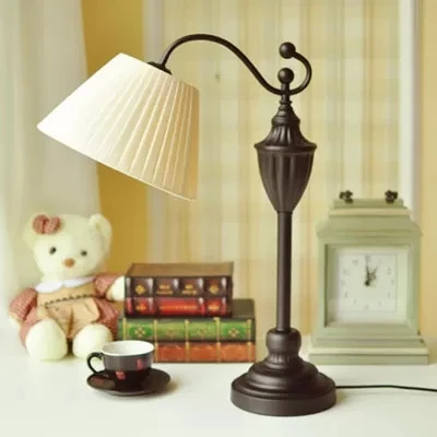 Moderne opvouwbare emmer studieverlichting metalen bureaulamp met één kop voor jongens meisjes slaapkamer Clearhalo
