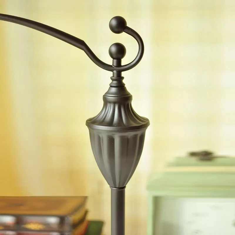 Moderne opvouwbare emmer studieverlichting metalen bureaulamp met één kop voor jongens meisjes slaapkamer Clearhalo