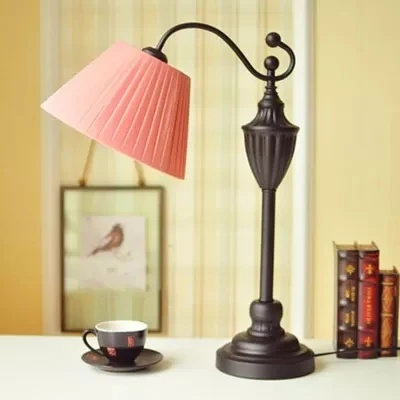 Moderne opvouwbare emmer studieverlichting metalen bureaulamp met één kop voor jongens meisjes slaapkamer Clearhalo