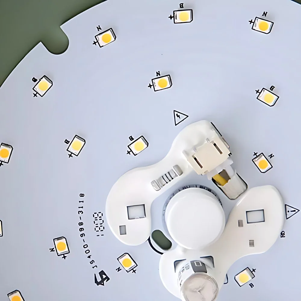 Moderne Scandinavische semi-inbouwlamp Sneeuwvlok 6-kops metalen plafondlamp voor eetkamer Clearhalo