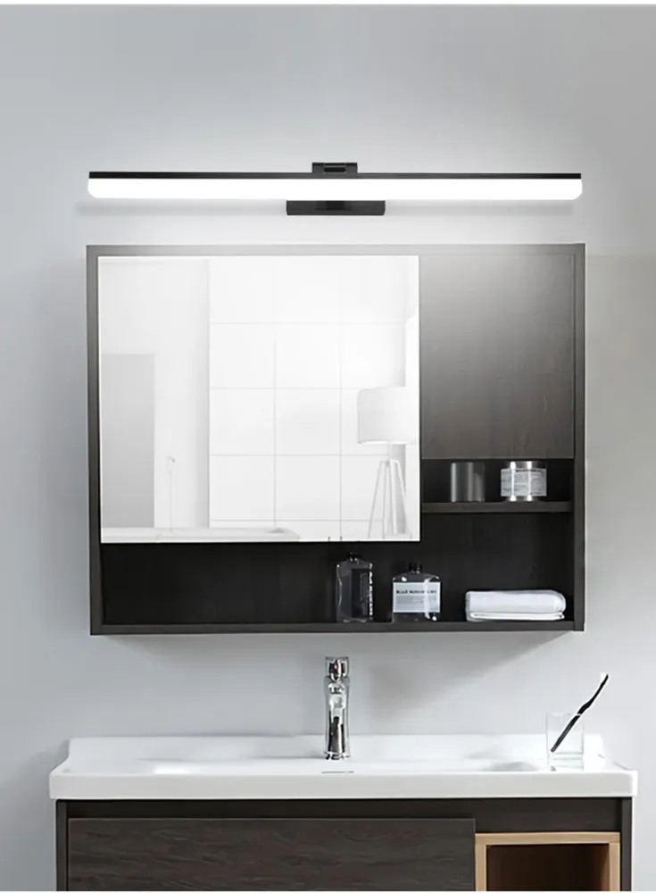 Moderne stijl bewapende LED wandmontage ijdelheid verlichting metalen eenvoudige badkamer ijdelheid schans Clearhalo