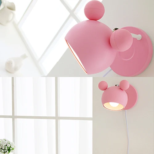 Moderne stijl cirkel wandgemonteerde lamp metaal 1 licht wandkandelaar verlichting voor slaapkamer Clearhalo