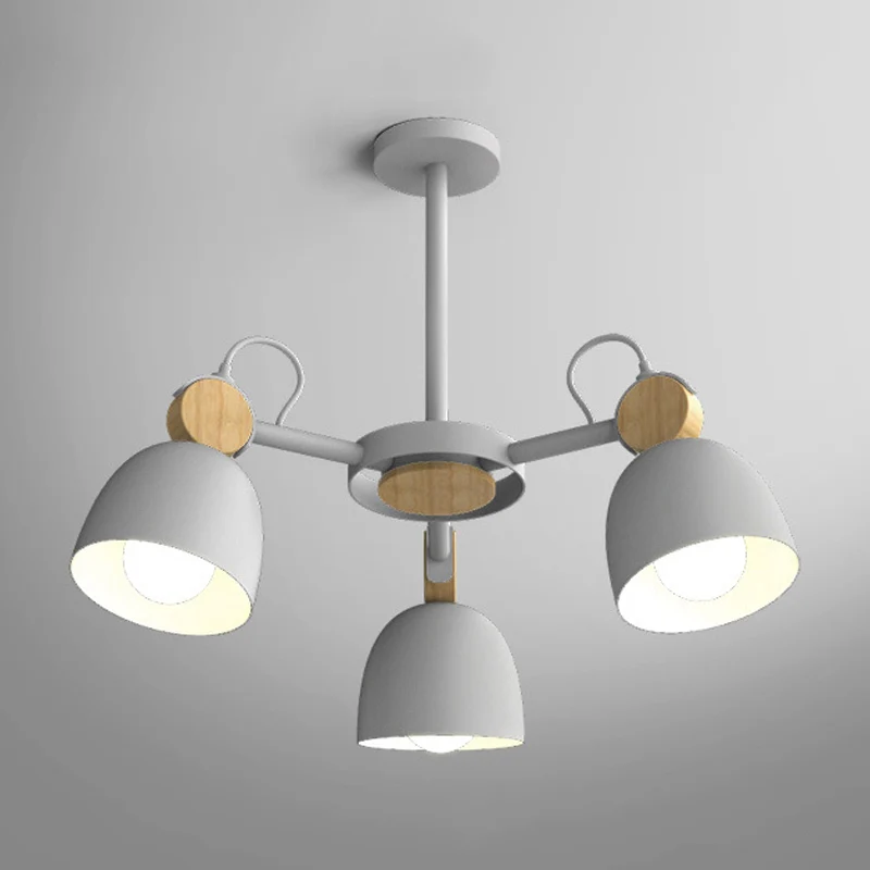 Moderne stijlvolle koepelkroonluchter draaibare metalen hanglamp voor hotelslaapkamer Clearhalo