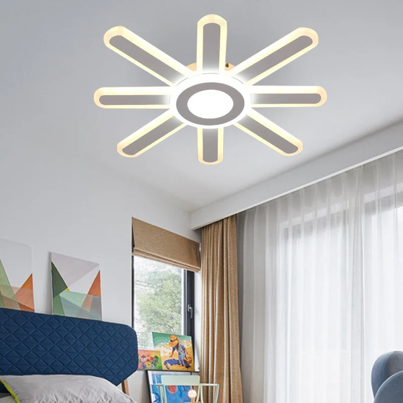 Moderne, zonverzonken plafondlamp van acryl LED-plafondlamp wit voor studeerkamergang Clearhalo
