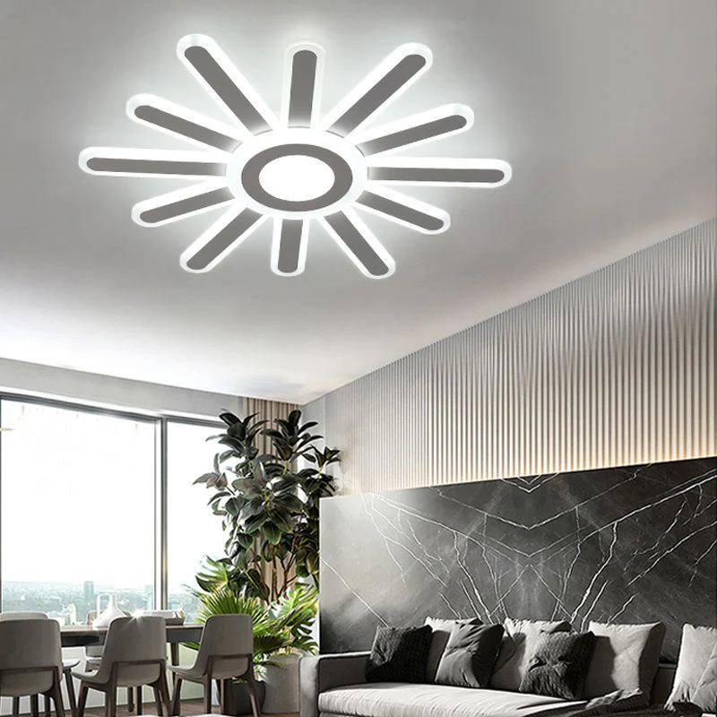 Moderne, zonverzonken plafondlamp van acryl LED-plafondlamp wit voor studeerkamergang Clearhalo